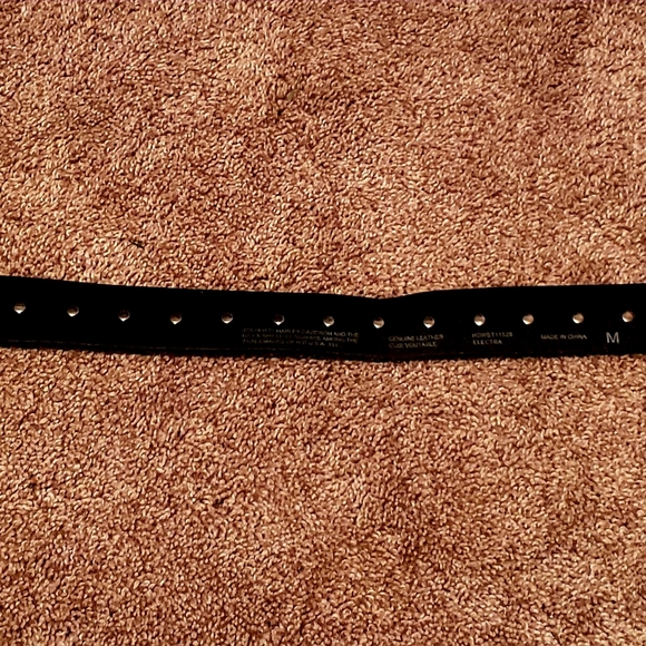Harley Davidson leather ladies belt, Size Medium - Picture 2 of 5